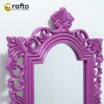 Vintage Ornate Wall Mirror Purple2 - Image 2